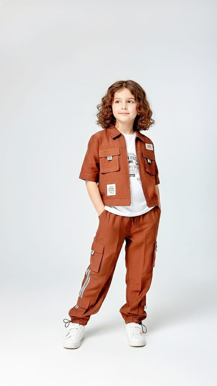 Premium Kids Cargo Style Outfit - Image 3