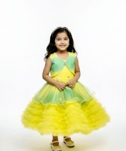 Kids Girls Princess Style Party Dress