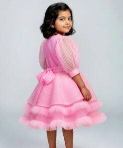 Elegant Light Pink Princess Dress for Girls